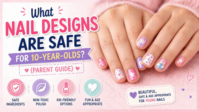 nail designs for 10 year olds