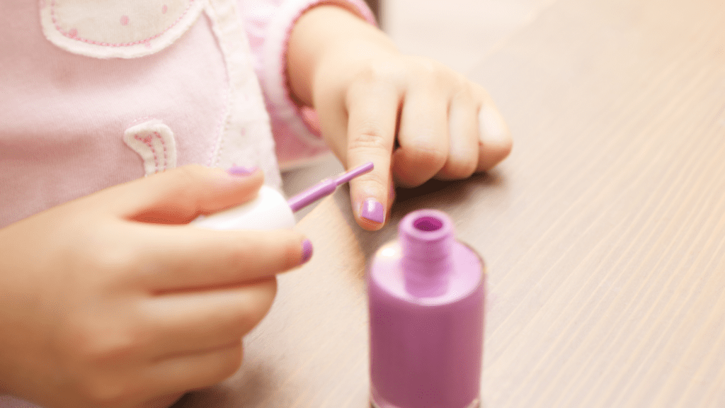 Kid-safe nail polish