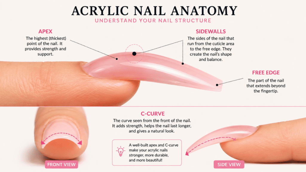 acrylic nail anatomy