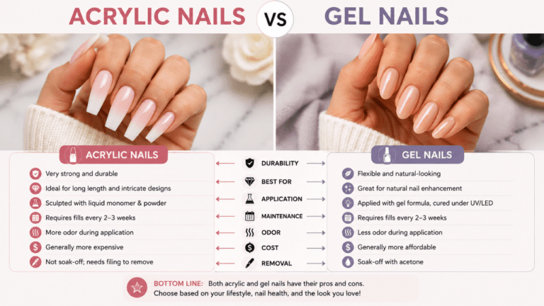 Acrylic vs Gel Nails