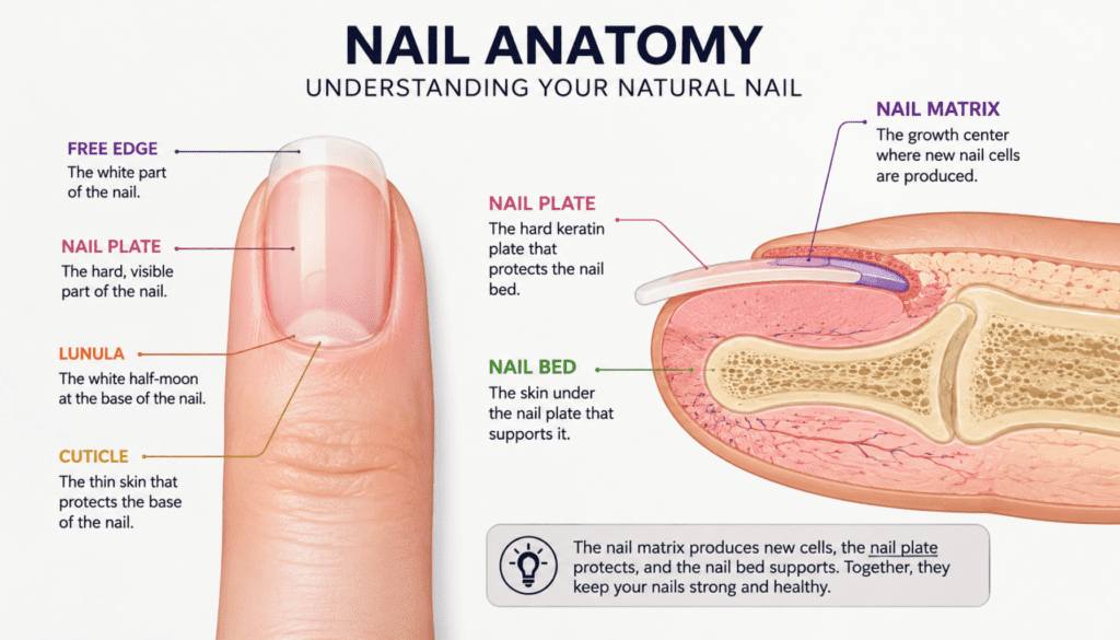 nail anatomy diagram